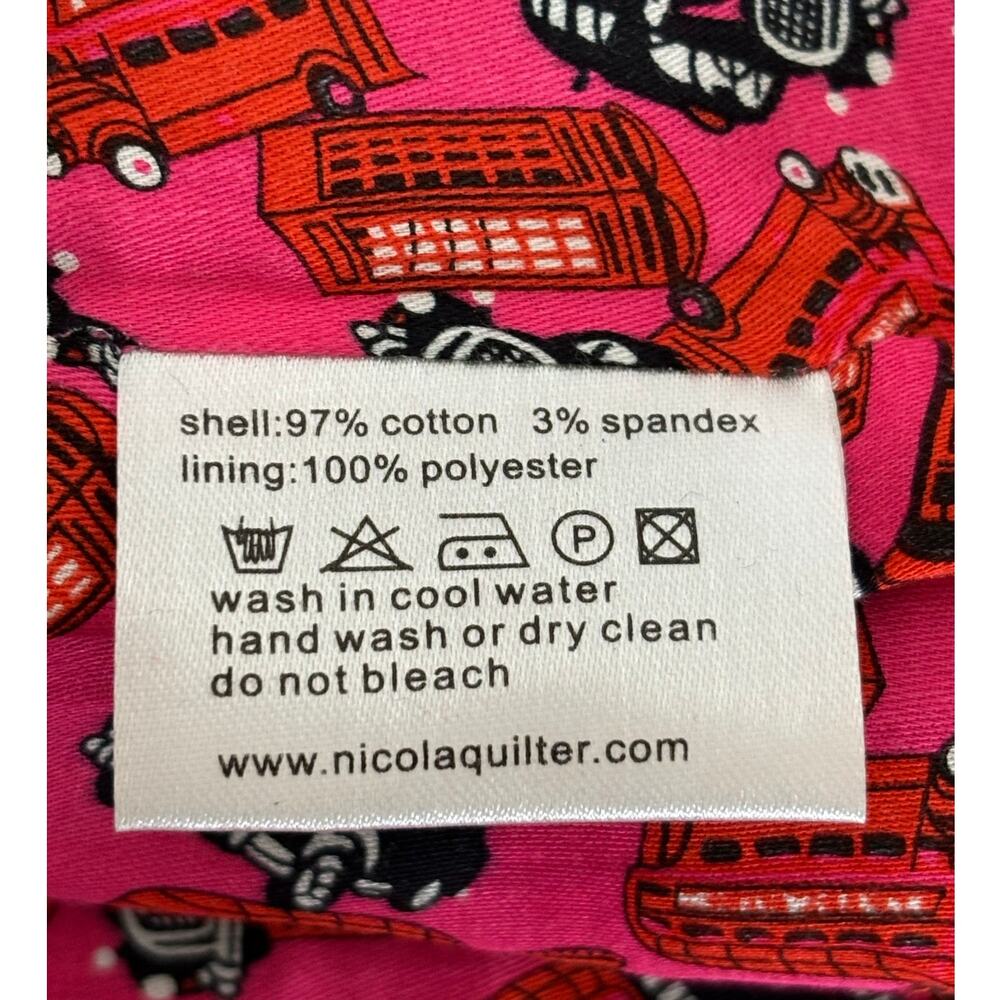 Nicola Quilter Black Embroidered Mini Skirt Fully Lined Size US 8-10 - Picture 6 of 7